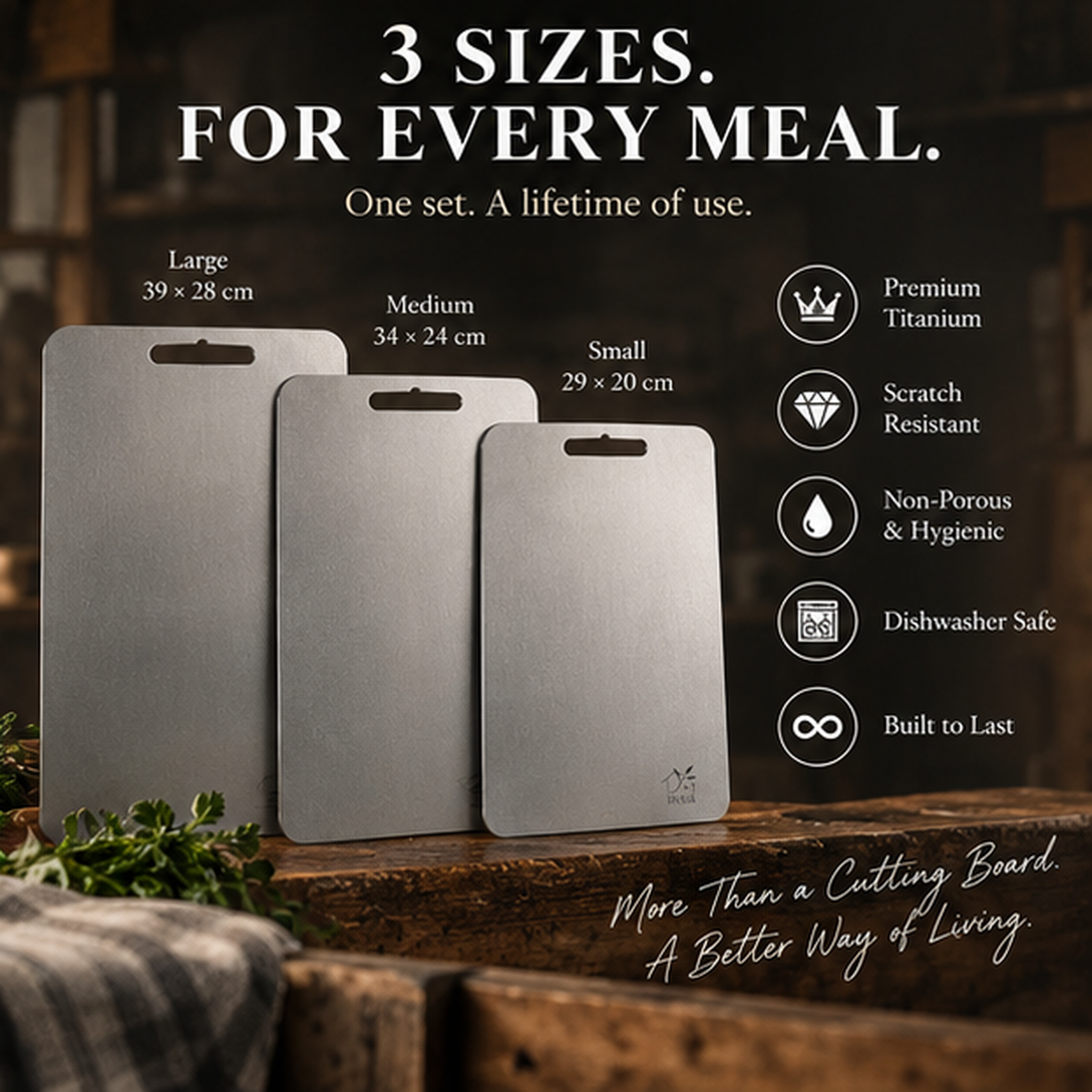 Johnson - Titanium Cutting Board